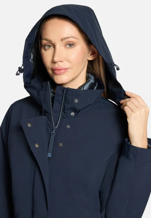 Betty Barclay 3 in 1 Jacke mit abnehmbarer Kapuze