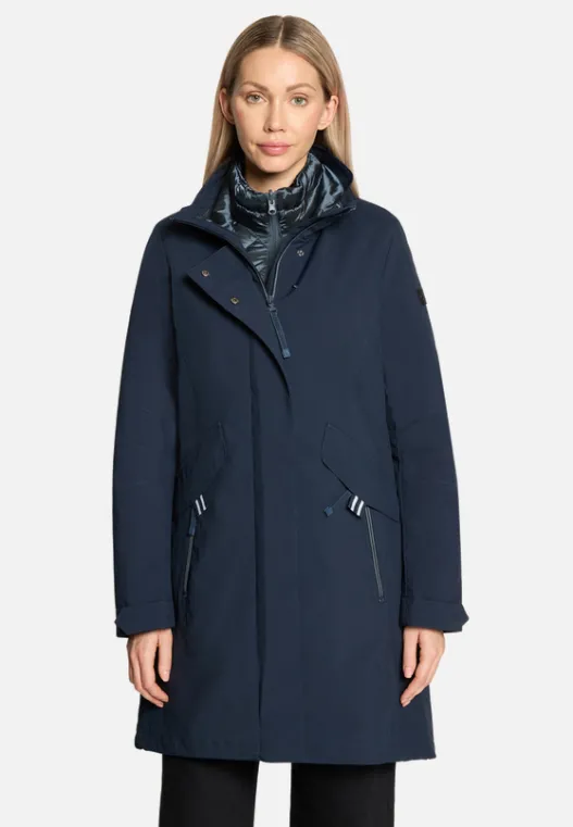 Betty Barclay 3 in 1 Jacke mit abnehmbarer Kapuze