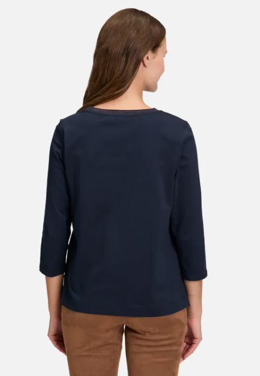 Betty Barclay Basic Shirt mit Rippbündchen