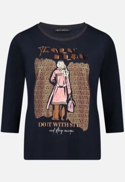 Betty Barclay Basic Shirt mit Rippbündchen