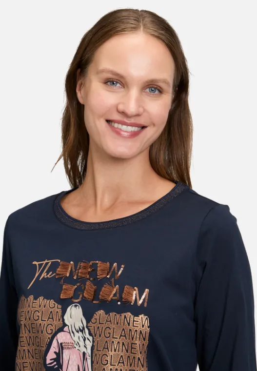 Betty Barclay Basic Shirt mit Rippbündchen