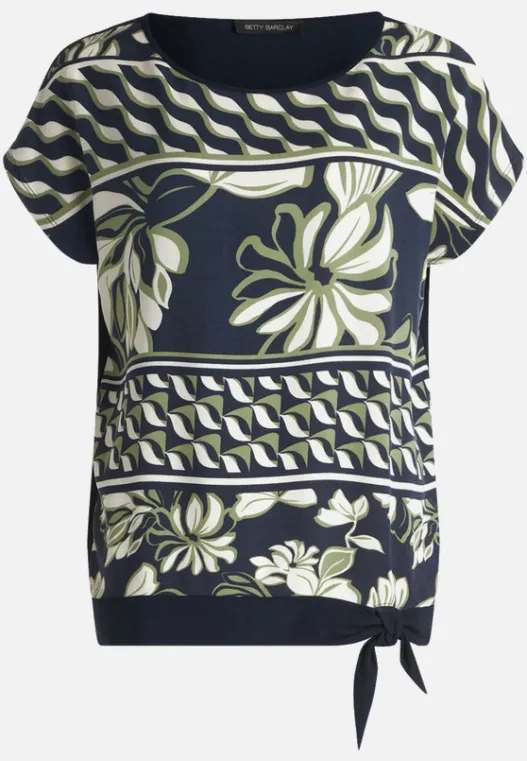 Betty Barclay Basic Shirt mit Schleifenknoten