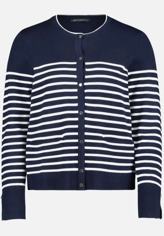 Betty Barclay Basic-Strickjacke mit Streifen
