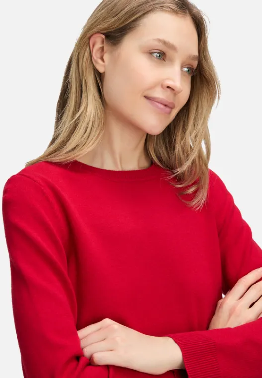 Betty Barclay Basic-Strickpullover mit Rundhalsausschnitt