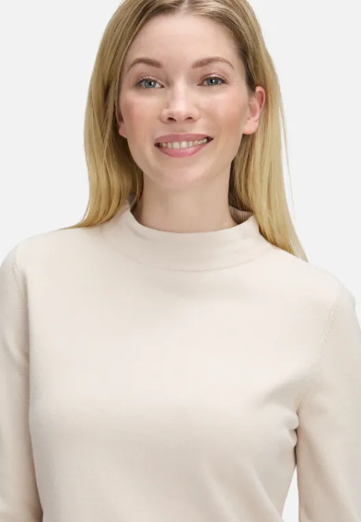 Betty Barclay Basic-Strickpullover mit Stehkragen