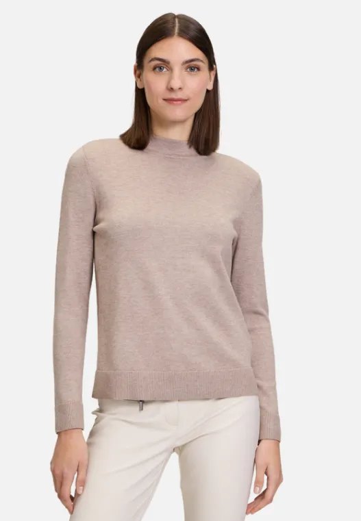 Betty Barclay Basic-Strickpullover mit Stehkragen