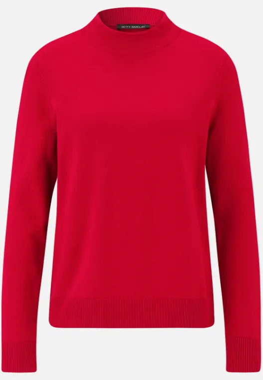 Betty Barclay Basic-Strickpullover mit Stehkragen