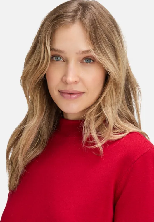 Betty Barclay Basic-Strickpullover mit Stehkragen