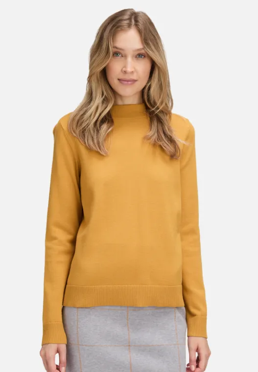 Betty Barclay Basic-Strickpullover mit Stehkragen