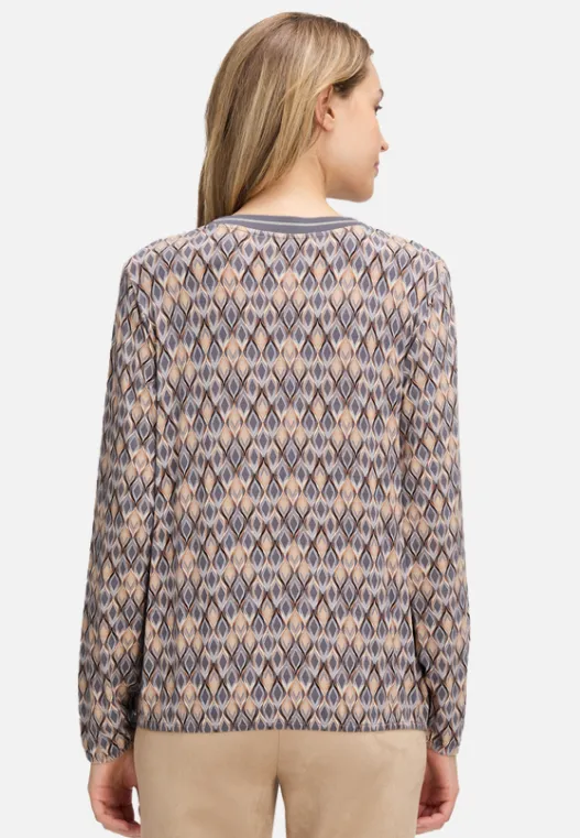 Betty Barclay Blusenshirt mit V-Ausschnitt