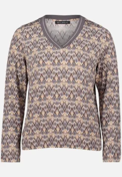 Betty Barclay Blusenshirt mit V-Ausschnitt