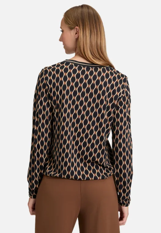 Betty Barclay Blusenshirt mit V-Ausschnitt