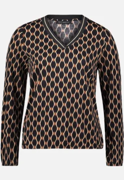 Betty Barclay Blusenshirt mit V-Ausschnitt