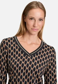 Betty Barclay Blusenshirt mit V-Ausschnitt