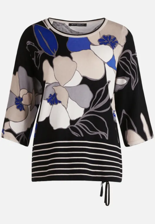 Betty Barclay Feinstrickpullover mit Blumenprint