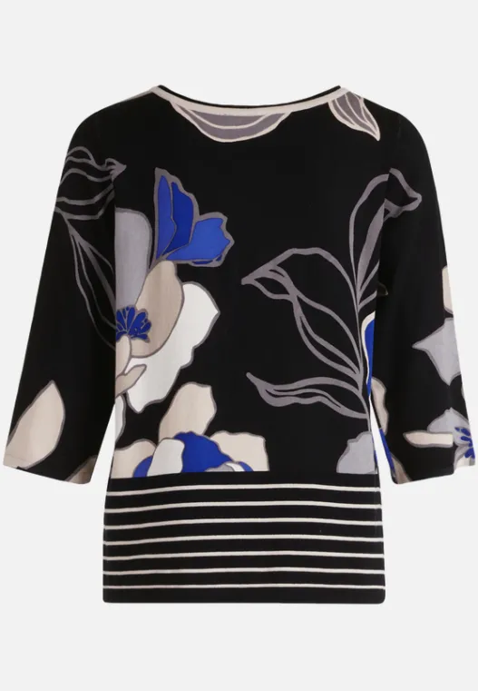 Betty Barclay Feinstrickpullover mit Blumenprint