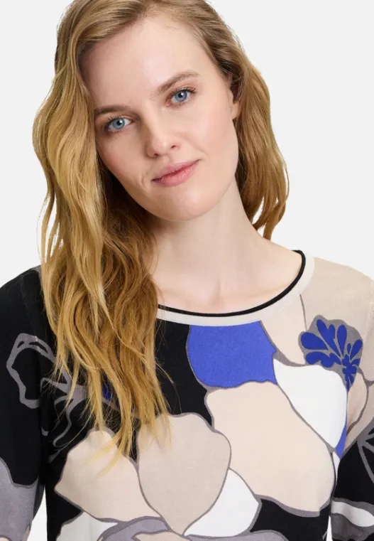 Betty Barclay Feinstrickpullover mit Blumenprint