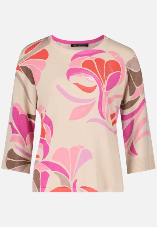 Betty Barclay Feinstrickpullover mit Print