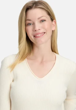 Betty Barclay Feinstrickpullover mit Rippenstruktur