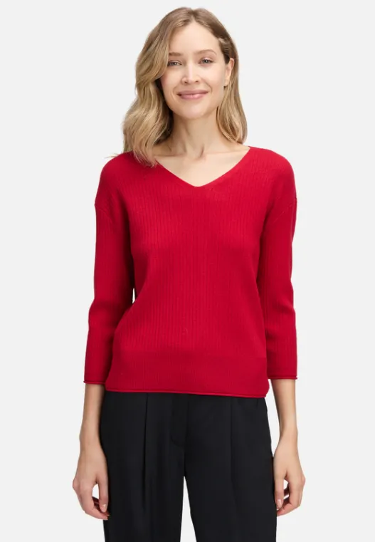 Betty Barclay Feinstrickpullover mit V-Ausschnitt