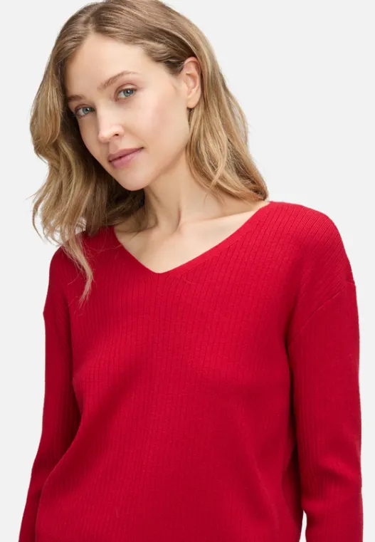 Betty Barclay Feinstrickpullover mit V-Ausschnitt