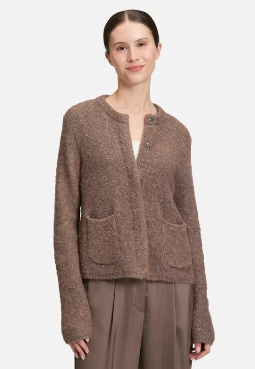 Betty Barclay Grobstrickjacke mit Lurexfaden