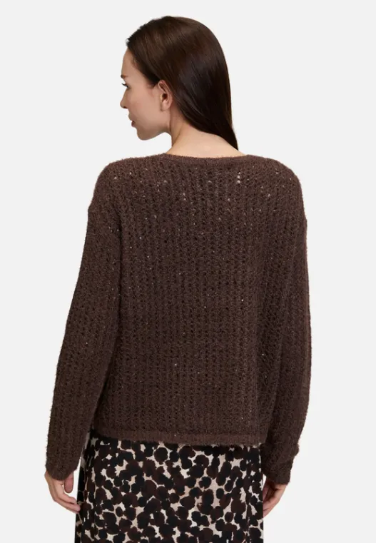 Betty Barclay Grobstrick-Pullover mit Pailletten
