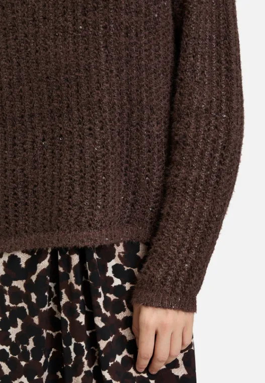 Betty Barclay Grobstrick-Pullover mit Pailletten