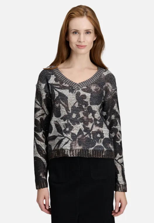 Betty Barclay Grobstrick-Pullover mit Pailletten