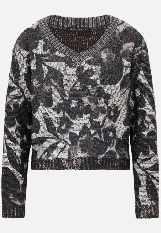 Betty Barclay Grobstrick-Pullover mit Pailletten