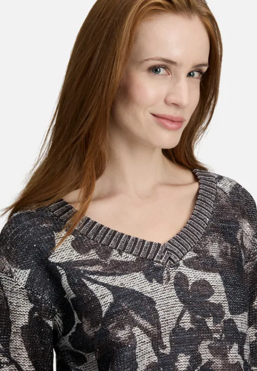 Betty Barclay Grobstrick-Pullover mit Pailletten