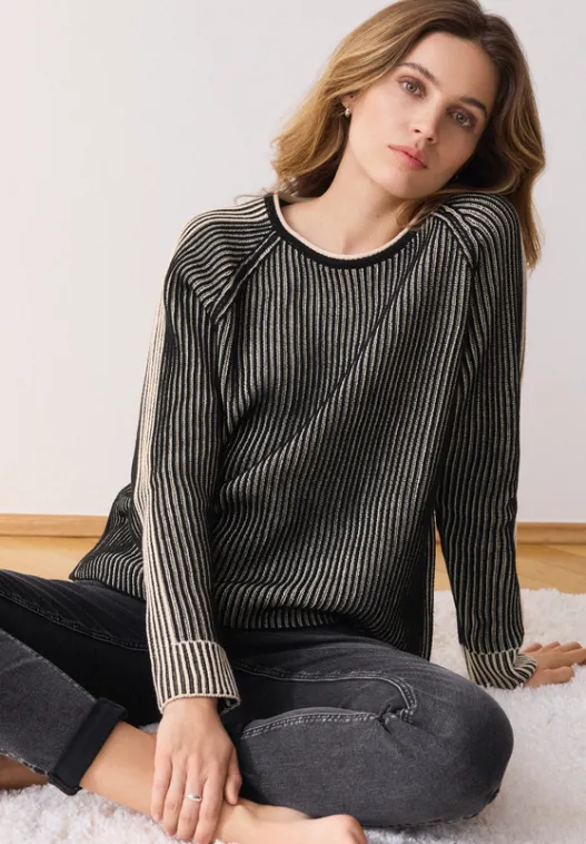 Betty Barclay Grobstrick-Pullover mit Rippenstruktur