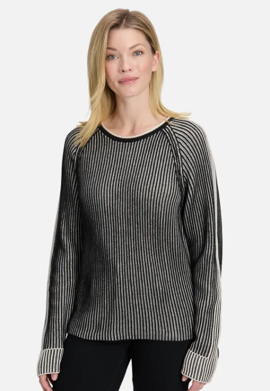Betty Barclay Grobstrick-Pullover mit Rippenstruktur