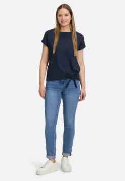 Betty Barclay Halbarm-Shirt mit Schleifenknoten