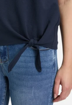 Betty Barclay Halbarm-Shirt mit Schleifenknoten