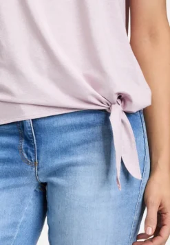 Betty Barclay Halbarm-Shirt mit Schleifenknoten