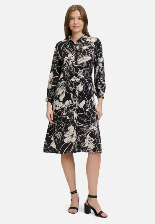 Betty Barclay Hemdblusenkleid mit Bindegürtel