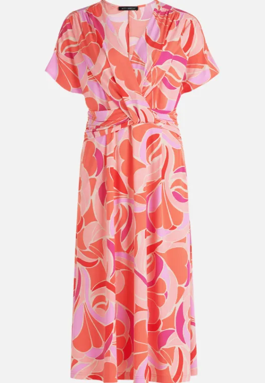 Betty Barclay Jerseykleid mit überschnittenen Ärmeln