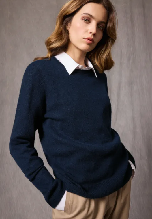 Betty Barclay Kaschmir-Pullover mit Rundhalsausschnitt