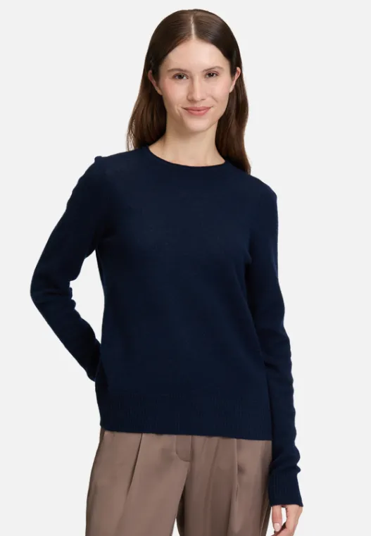 Betty Barclay Kaschmir-Pullover mit Rundhalsausschnitt
