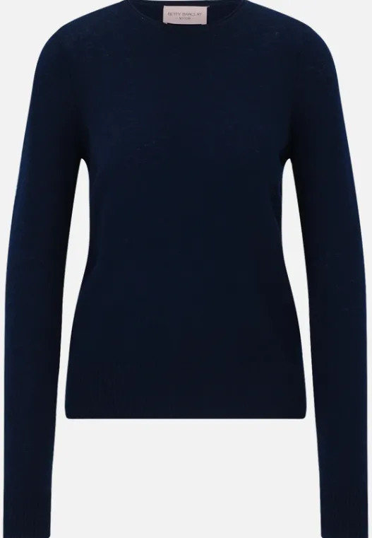 Betty Barclay Kaschmir-Pullover mit Rundhalsausschnitt
