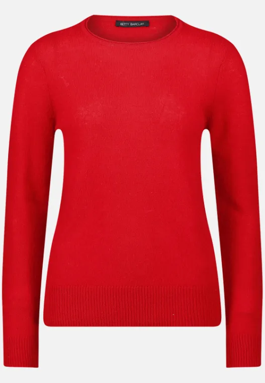 Betty Barclay Kaschmir-Pullover mit Rundhalsausschnitt