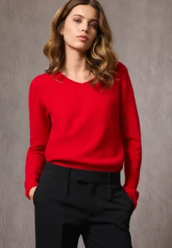 Betty Barclay Kaschmir-Pullover mit V-Ausschnitt