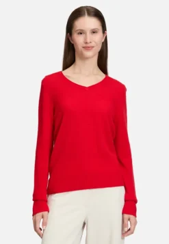 Betty Barclay Kaschmir-Pullover mit V-Ausschnitt