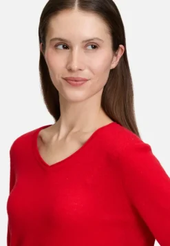 Betty Barclay Kaschmir-Pullover mit V-Ausschnitt