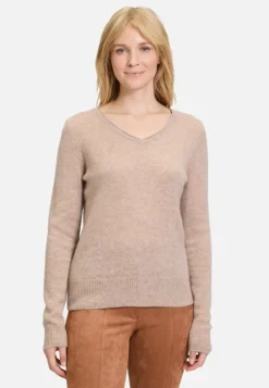 Betty Barclay Kaschmir-Pullover mit V-Ausschnitt