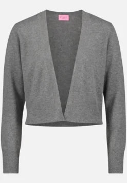 Betty Barclay Kaschmir-Strickjacke mit Rippbündchen