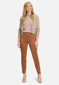Betty Barclay Kaschmir-Strickjacke mit Rippbündchen
