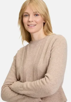 Betty Barclay Kaschmir-Strickjacke mit Rippbündchen