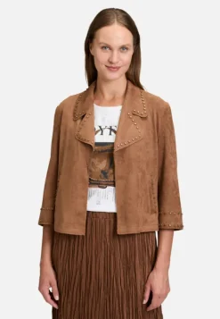 Betty Barclay Kunstleder-Jacke mit Nieten